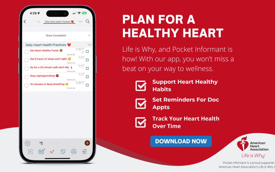 Holiday Stress Management: A Heart-Healthy Approach with Pocket Informant