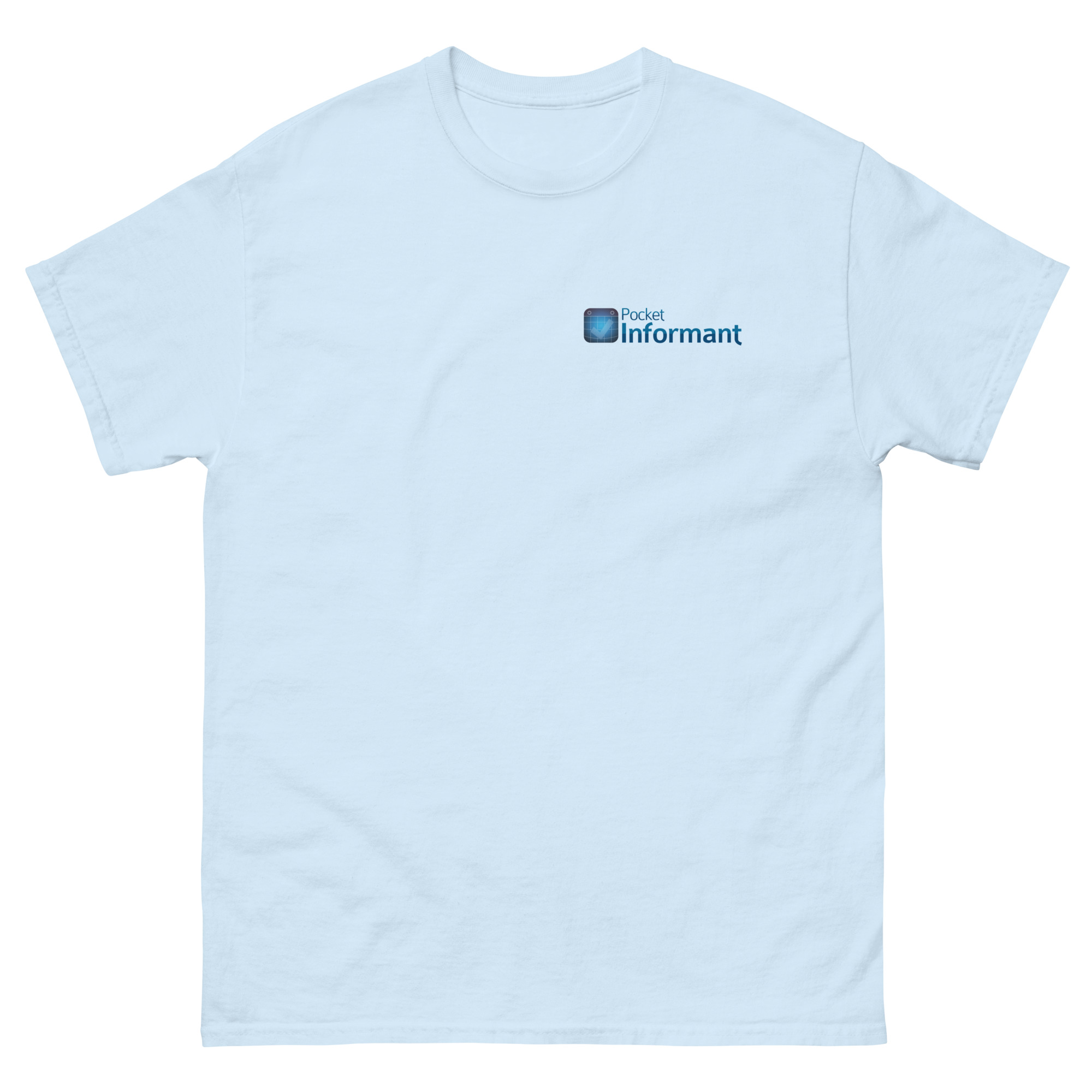 Classic Unisex Pocket Informant Logo Tee (Light) - Image 2
