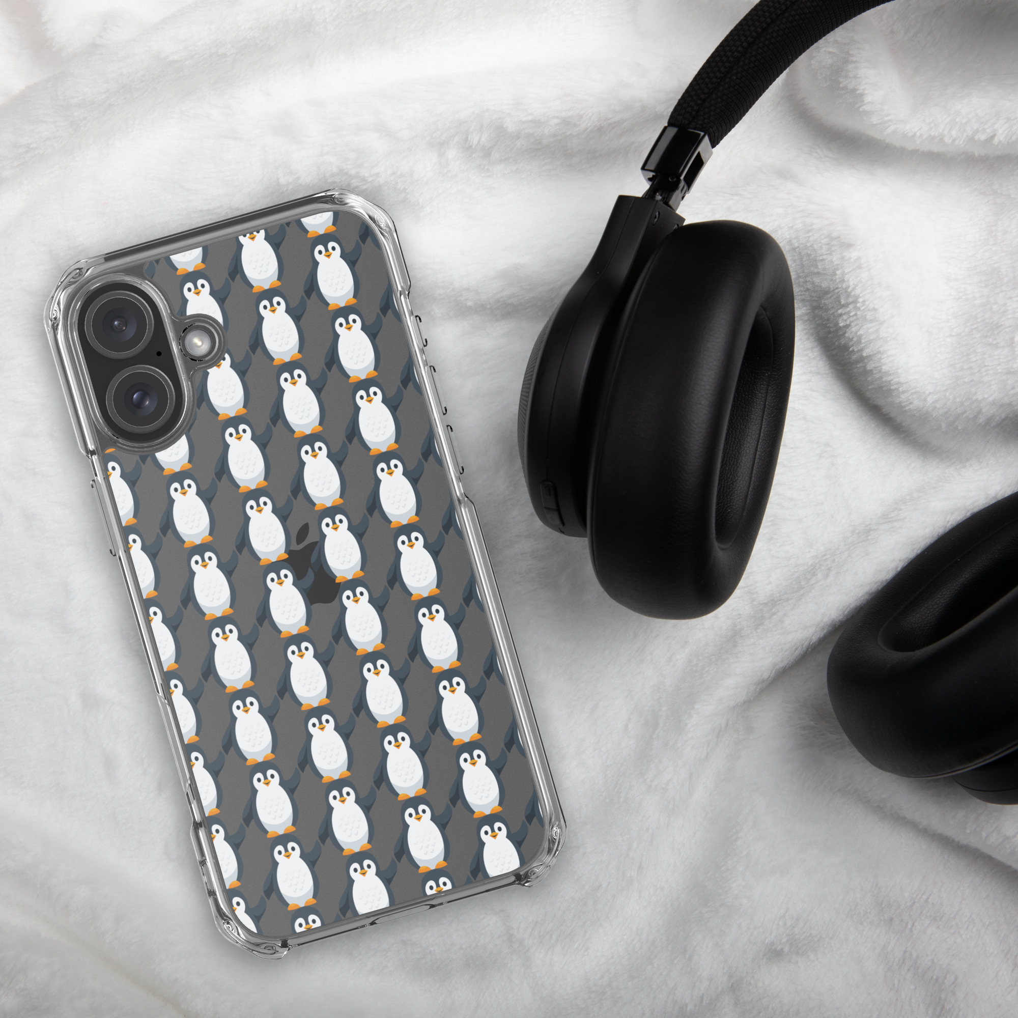 Pip Pattern Clear iPhone Case - Image 60