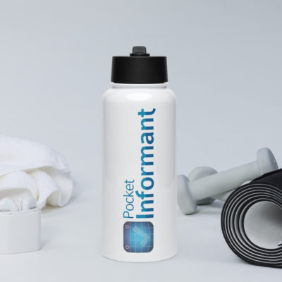 Pocket Informant Stainless Steel Water Bottle